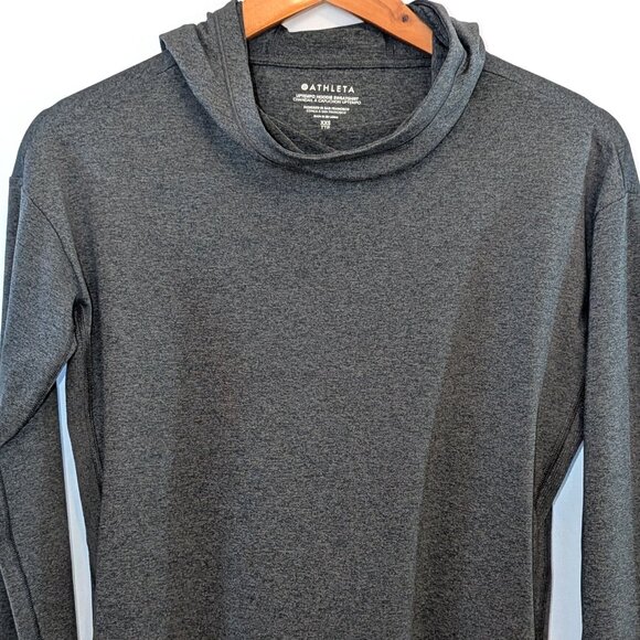 Athleta | Oversized Uptempo Elevate Hoodie Sweatshirt Long Sleeve Tee | Size XXS - Picture 9 of 14